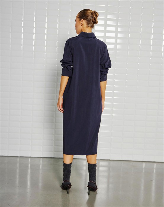 Joline WBL Midi Kjole - Midnight Blue